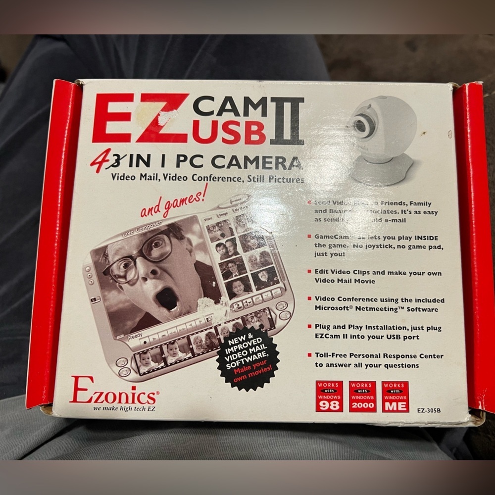 EZ Cam USB II 4-in-1 PC Camera - White - Picture 1 of 3